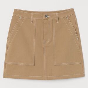 H&M Cargo Skirt With Pockets